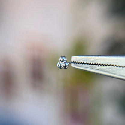 3 Bead Cluster - Threadless End