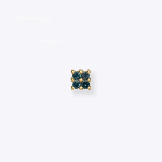 Argo - London Blue Topaz - Threadless End