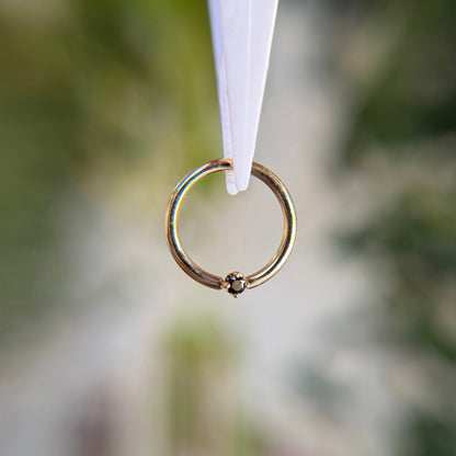 Fixed Ring with Classic Prong - Colored Gemstones