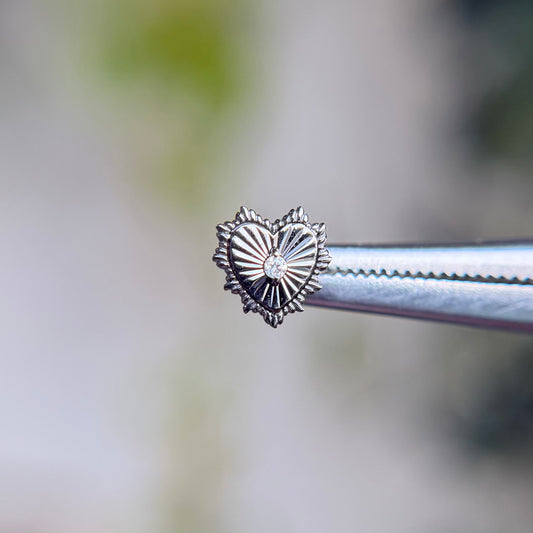 Bad Romance - Black Rhodium - Threadless End