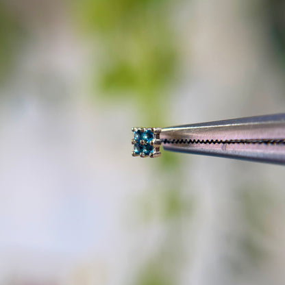 Argo - London Blue Topaz - Threadless End