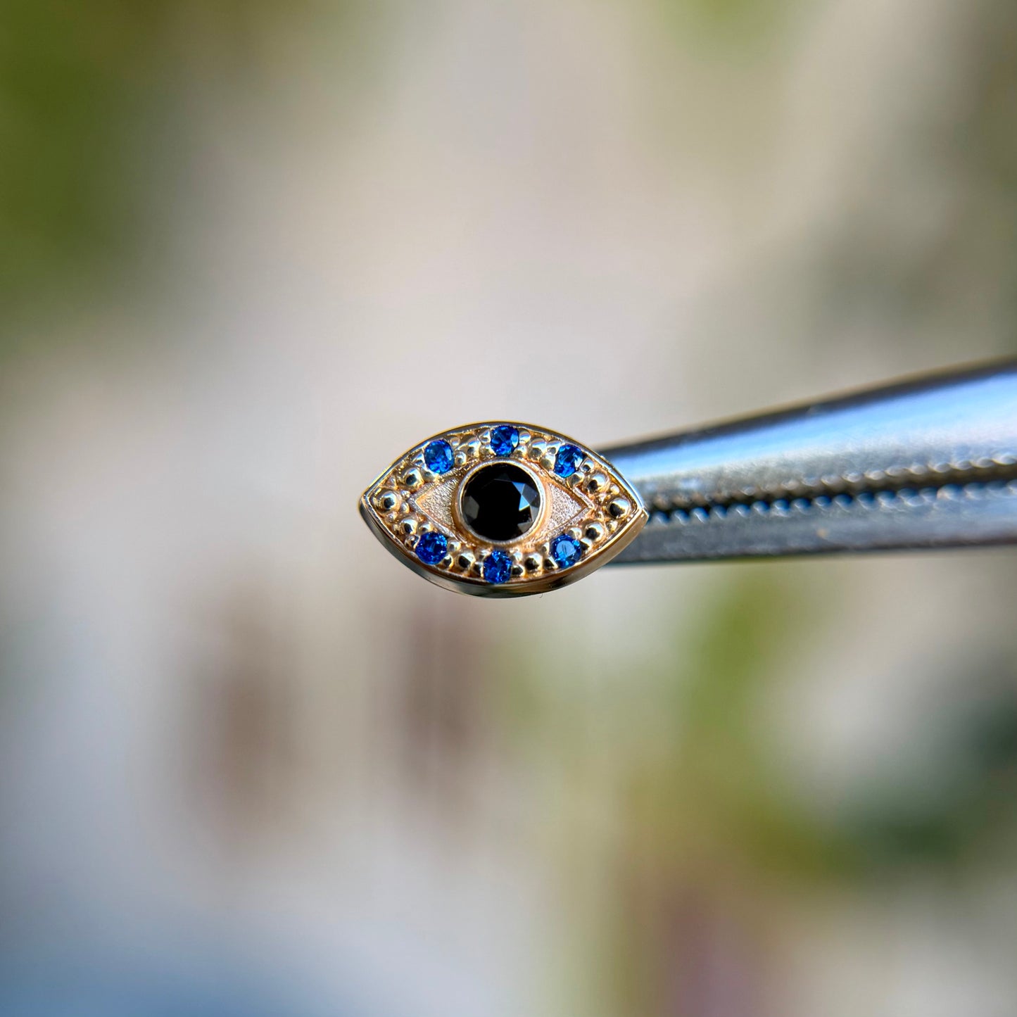Evil Eye - Sapphire - Threadless End