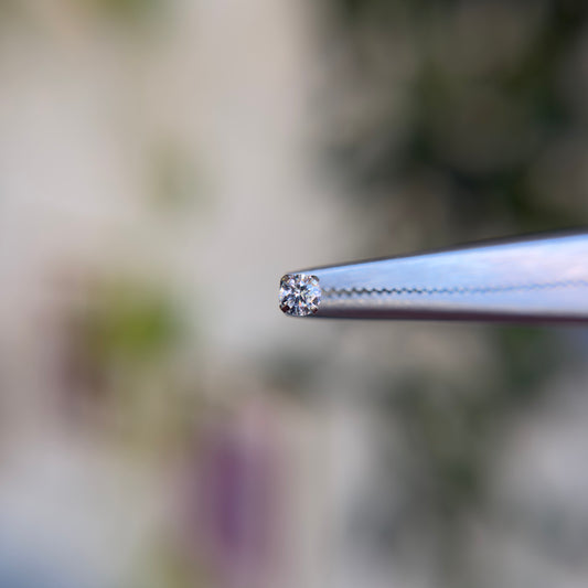Titanium Prong Set Cubic Zirconia - Threadless End