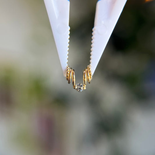 Curiouser Slip - White Sapphire