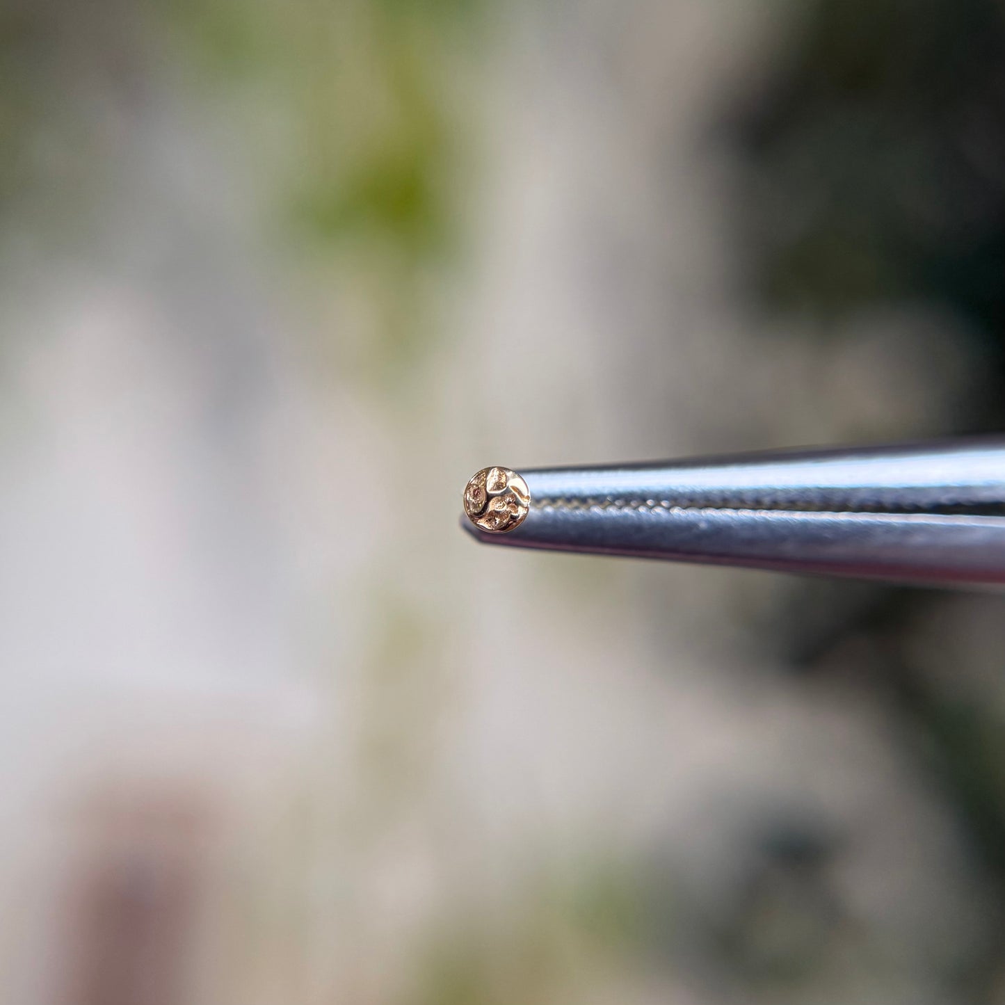 Hammered Disk - Threadless End