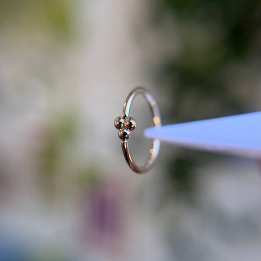 Fixed Ring - 3 Bead
