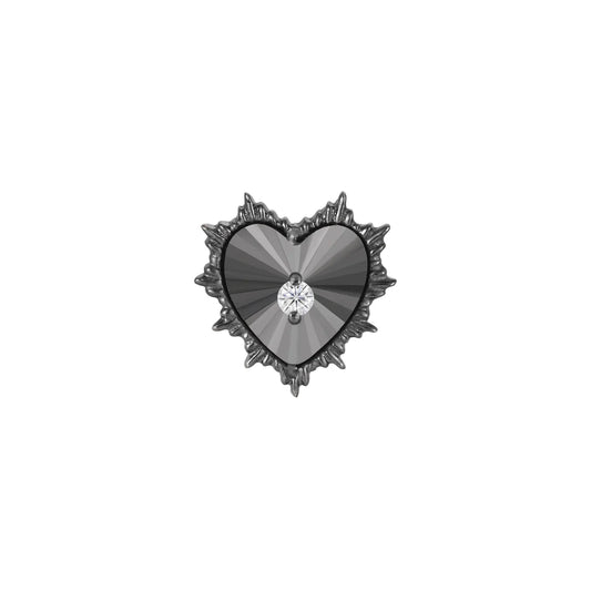 Bad Romance - Black Rhodium - Threadless End