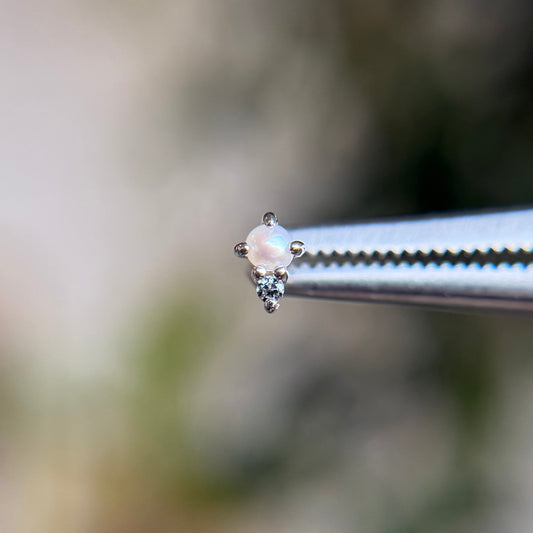 The Light - Pearl - Threadless End