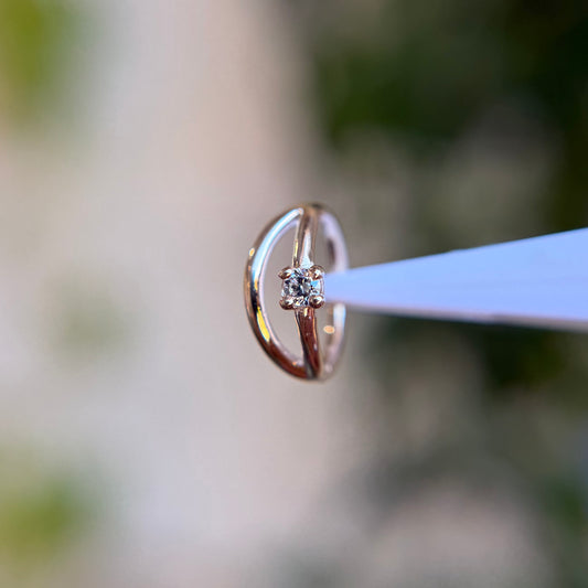 Double Seam Ring - Gemstone