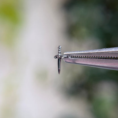 Blade - Black Rhodium - Threadless End