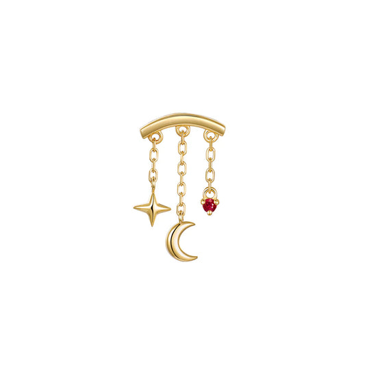 Cassiopeia Bar - Ruby - Threadless End