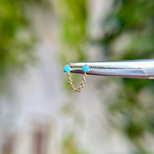 Gemini - Turquoise - Threadless End