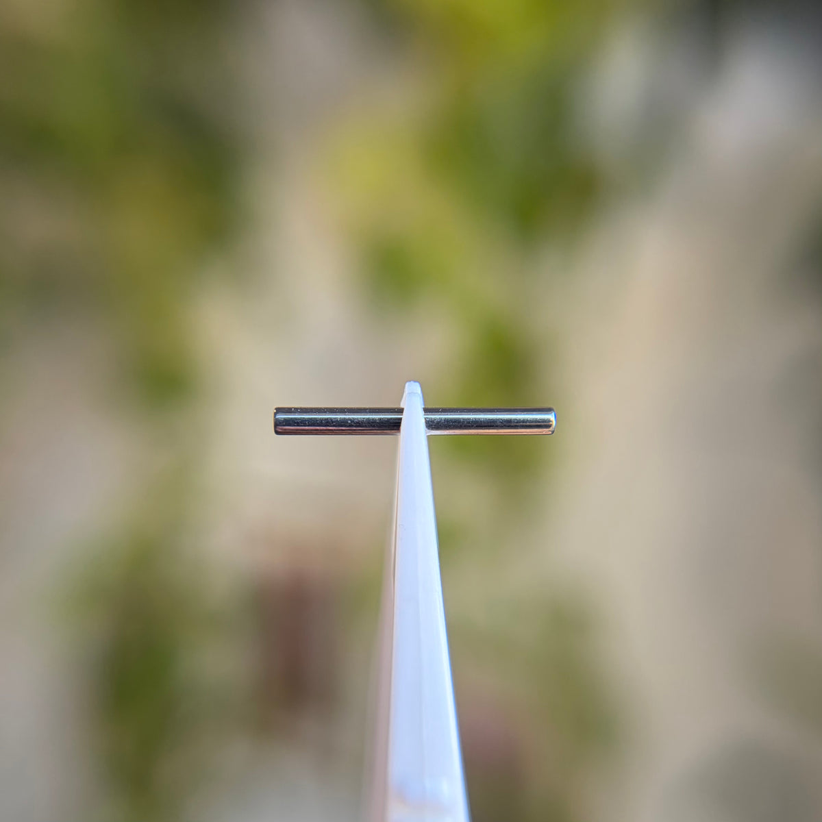 Titanium Threadless Nipple Bar Shaft
