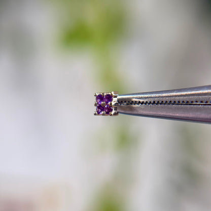 Argo - Amethyst - Threadless End