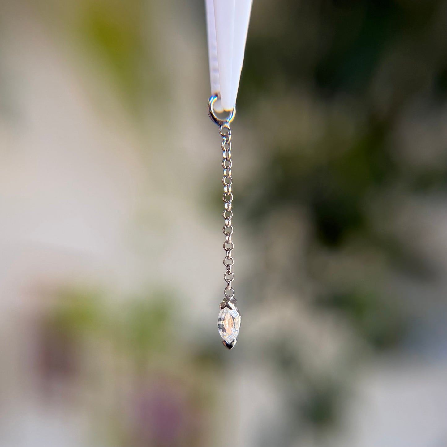 Light - White Sapphire - Charm