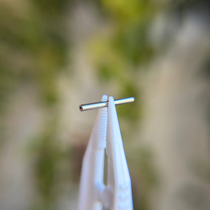 Titanium Threadless Nipple Bar Shaft