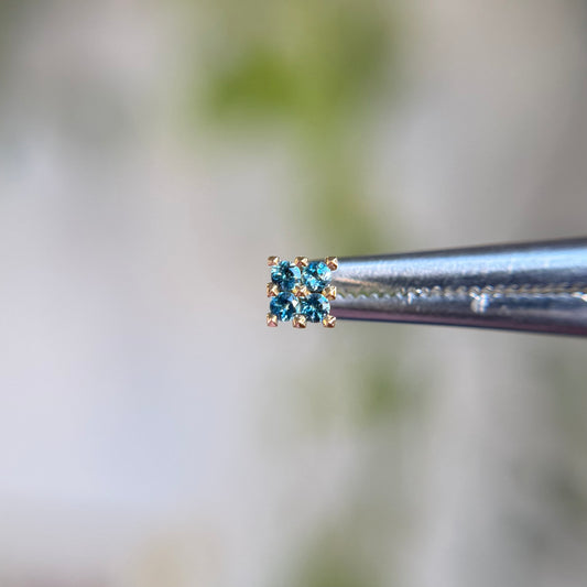 Argo - London Blue Topaz - Threadless End