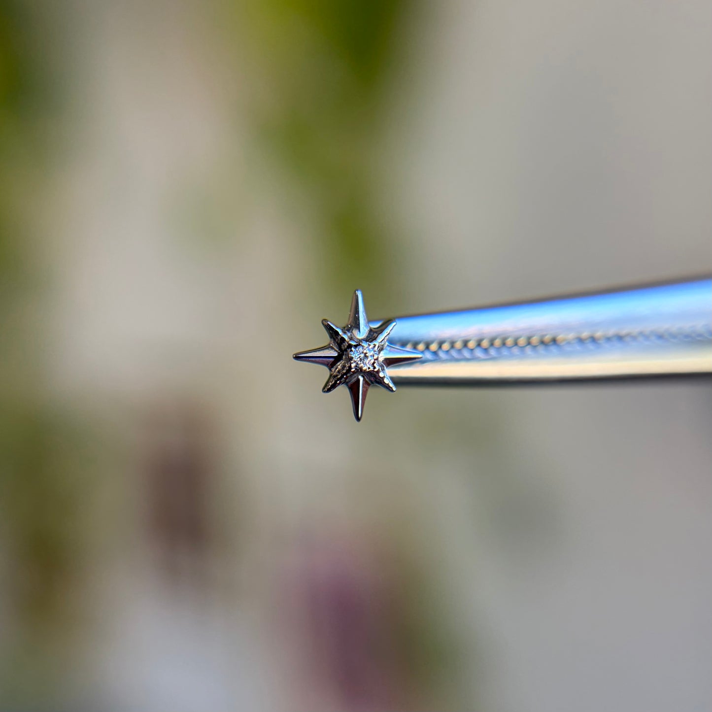 Shine Pin - Titanium - Threadless End