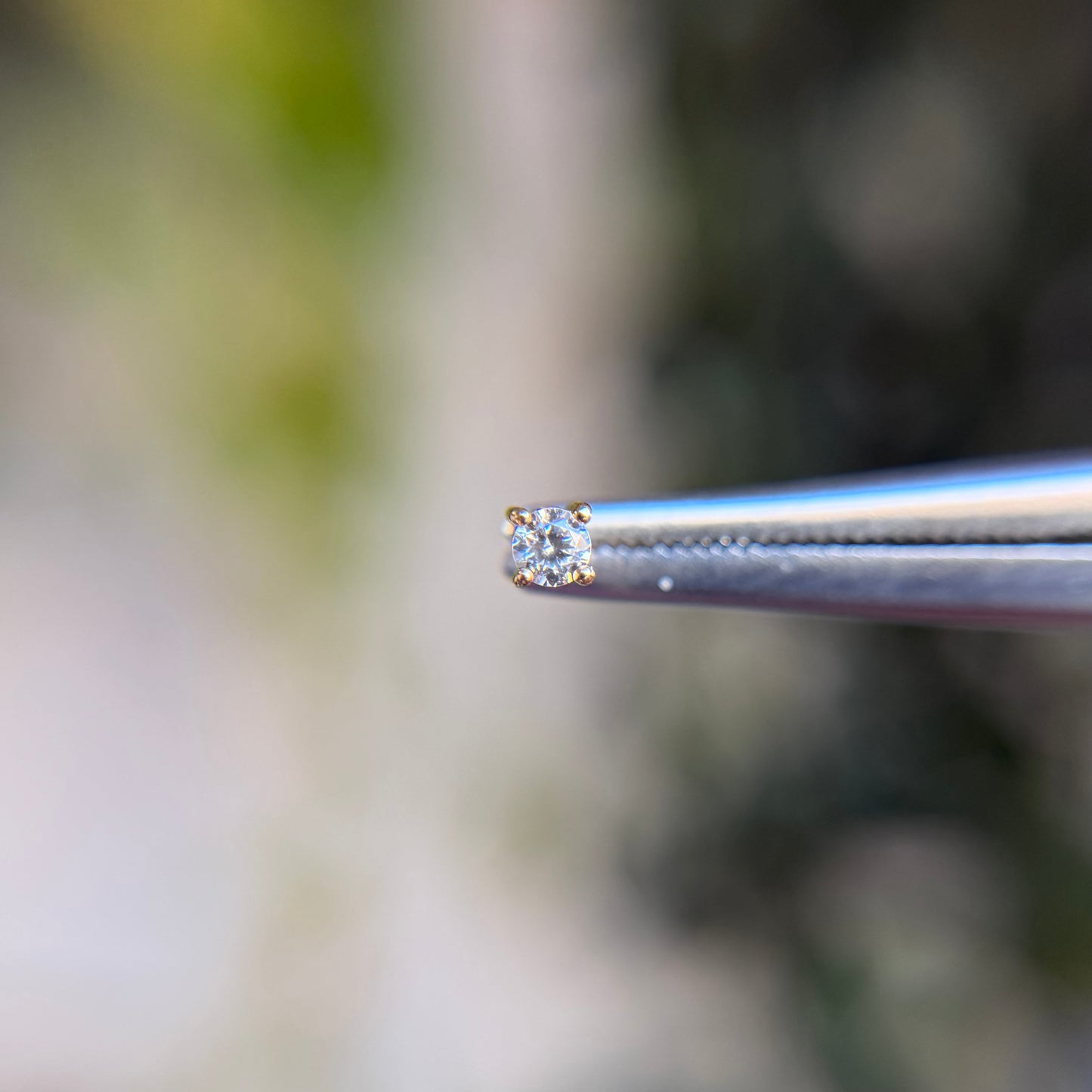 Prong Set Cubic Zirconia - Threadless End