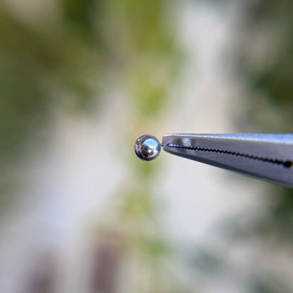 Titanium Ball - Threadless End