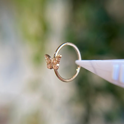 Butterfly - Fixed Bead Ring