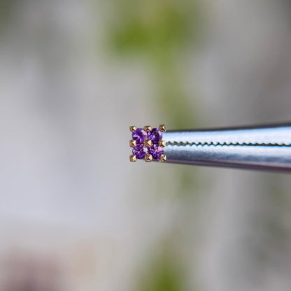 Argo - Amethyst - Threadless End