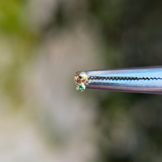 Warm - Tsavorite - Threadless End