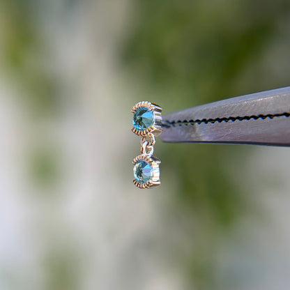 Tonic - Blue Tourmaline - Threadless End
