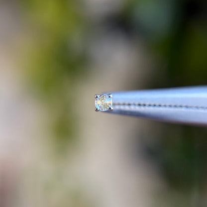 Reverse Set Cubic Zirconia Prong - Threadless End
