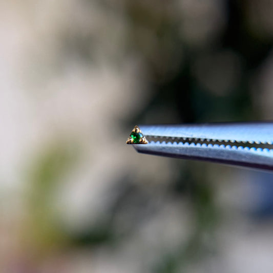 Illuminati - Tsavorite Garnet - Threadless End