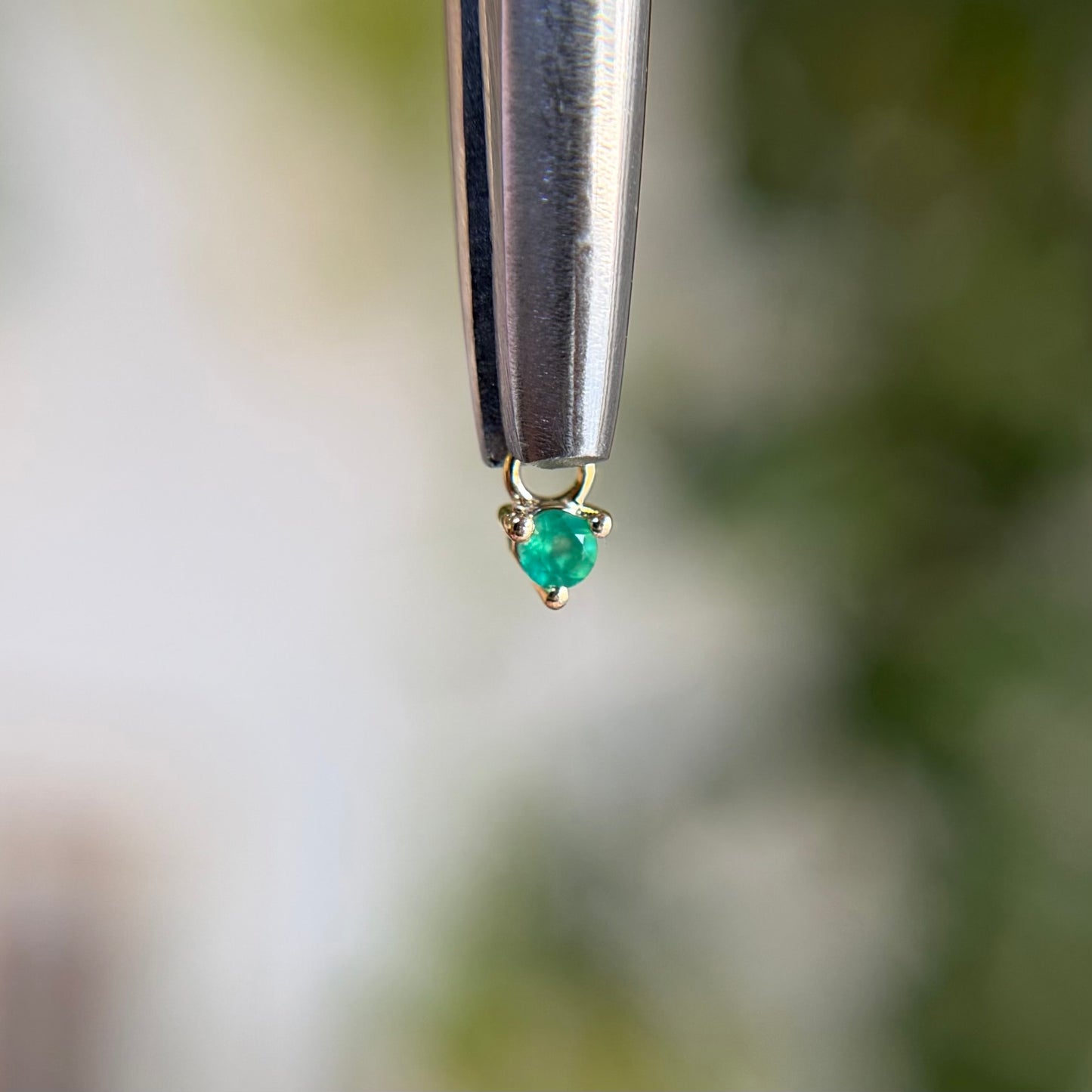Gia - Green Chalcedony - Charm