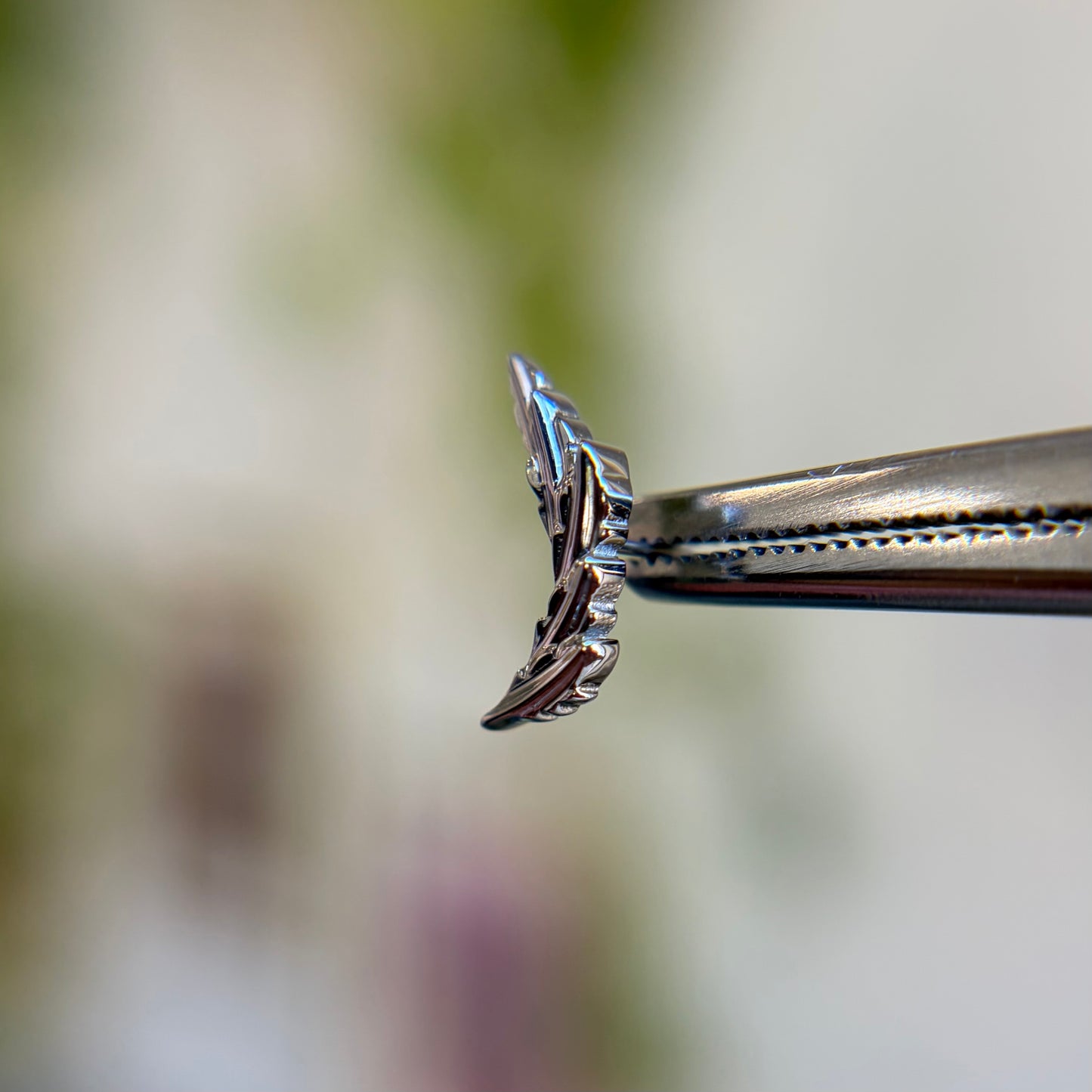 Laurel Pin - Titanium - Threadless End
