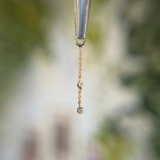 Gemmed Orbit - Diamond - Charm