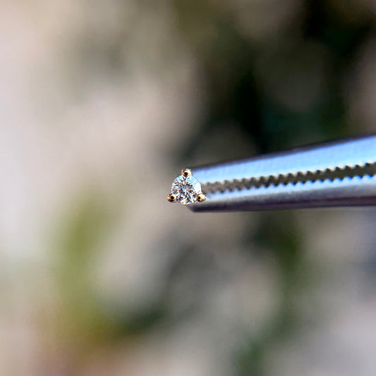 Solitaire - Diamond - Threadless End