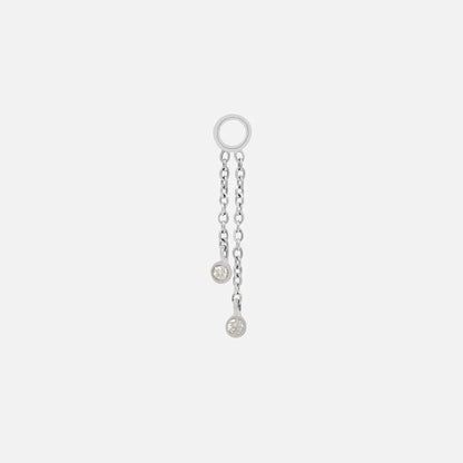Gemmed Cascade 2 - Diamond - Charm-SQ1346802