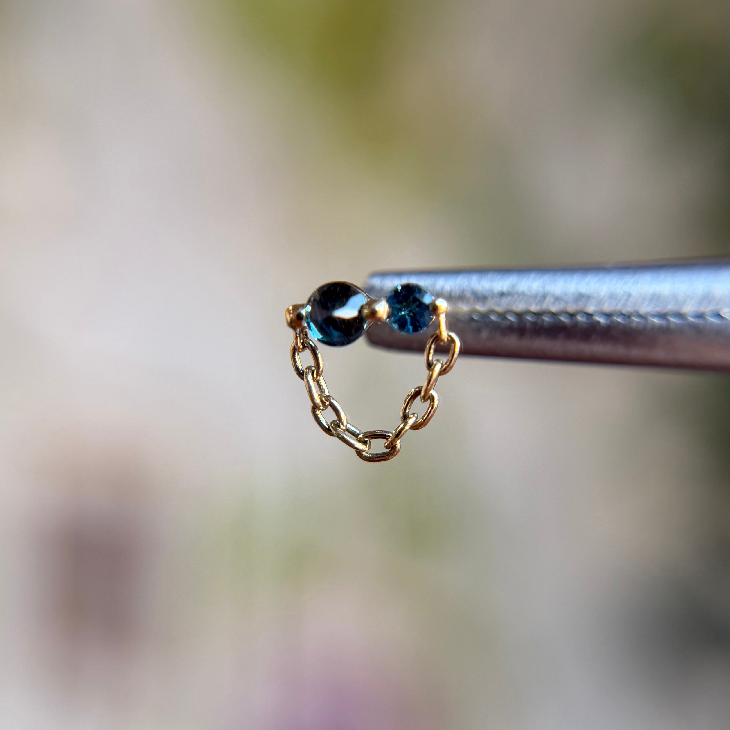 Pupil Hall | The Upside Down Major w/ Chain with London Blue Topaz ...