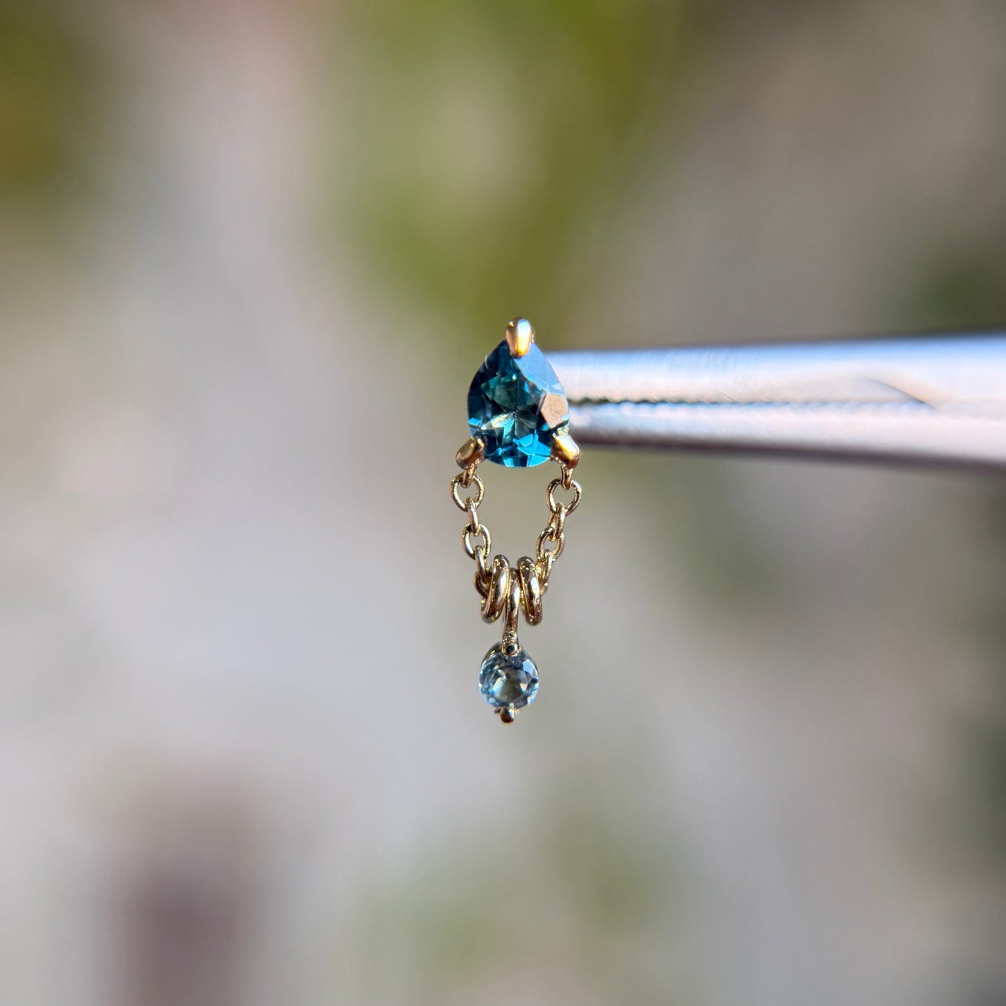 1000% Stacked - London Blue & Aquamarine - Threadless End