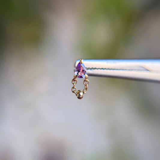 1000% Bitty - Amethyst - Threadless End