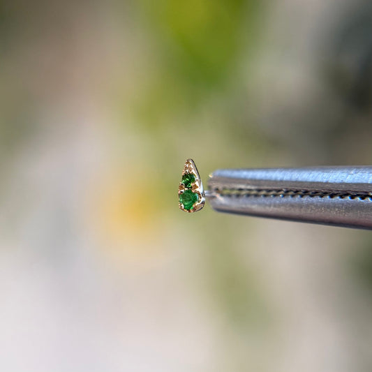 Elixir Mini - Green Garnet - Threadless End