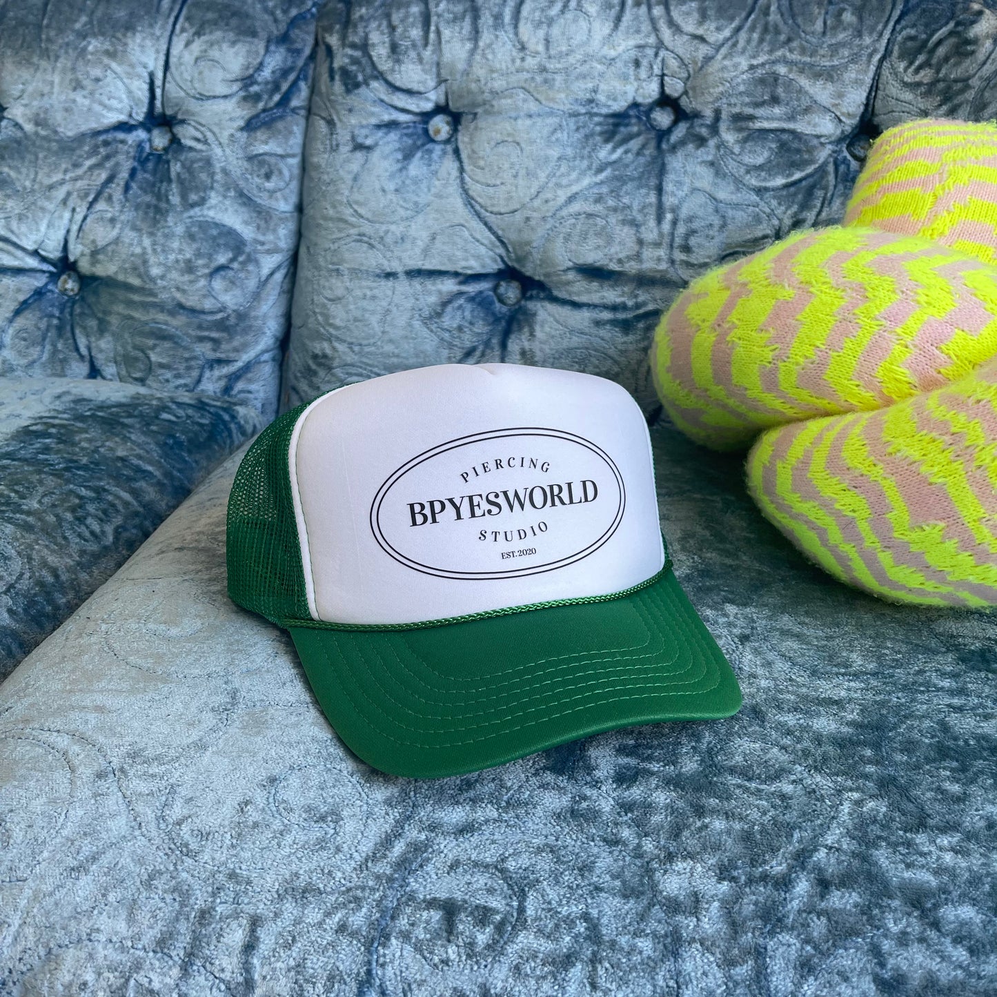Bpyesworld Trucker Hat - Green