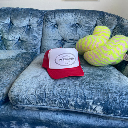 Bpyesworld Trucker Hat - Red
