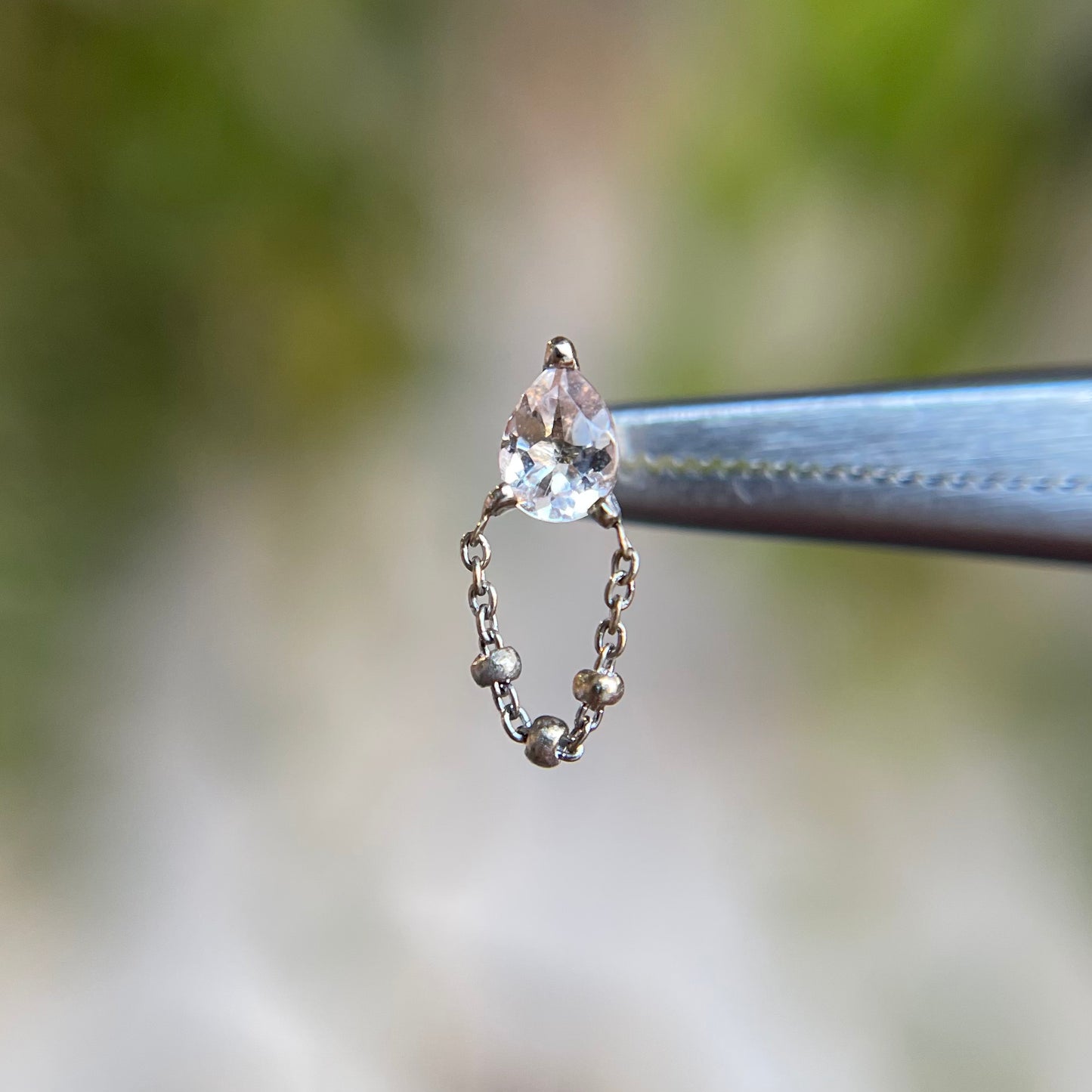 1000% - Morganite - Threadless End