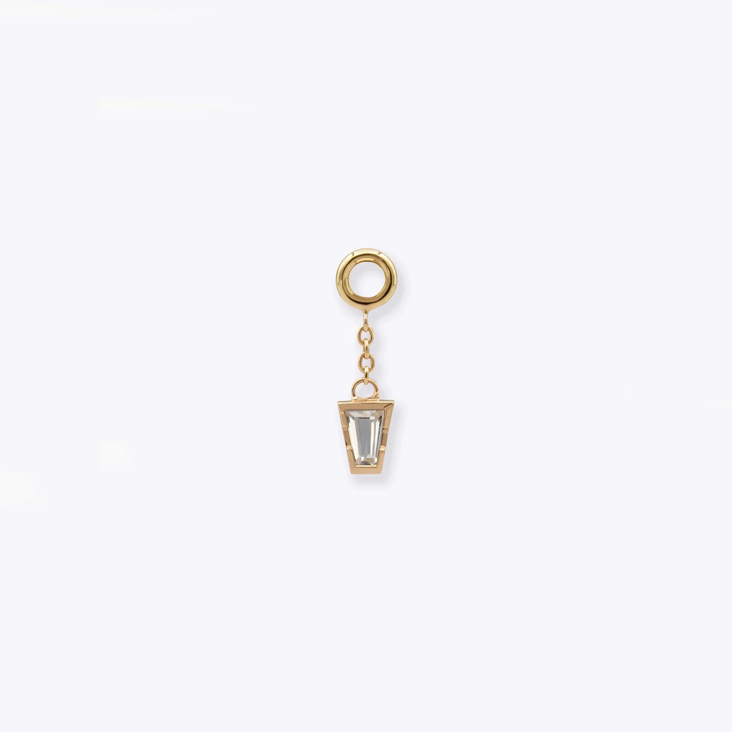 Linda Chain - White Topaz - Charm
