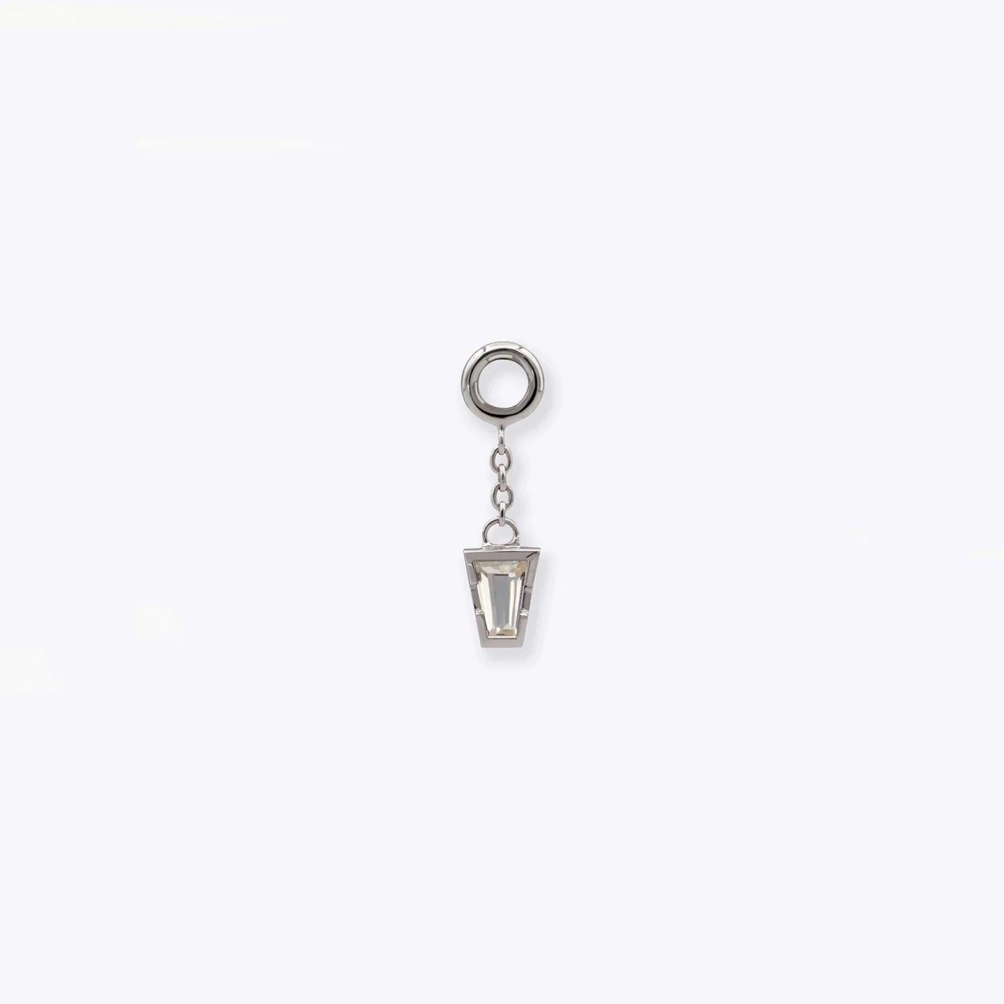 Linda Chain - White Topaz - Charm