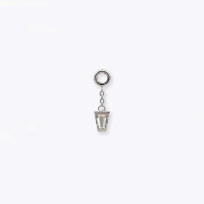 Linda Chain - White Topaz - Charm