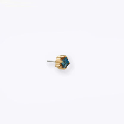 Melange Princess - London Blue Topaz - Threadless End