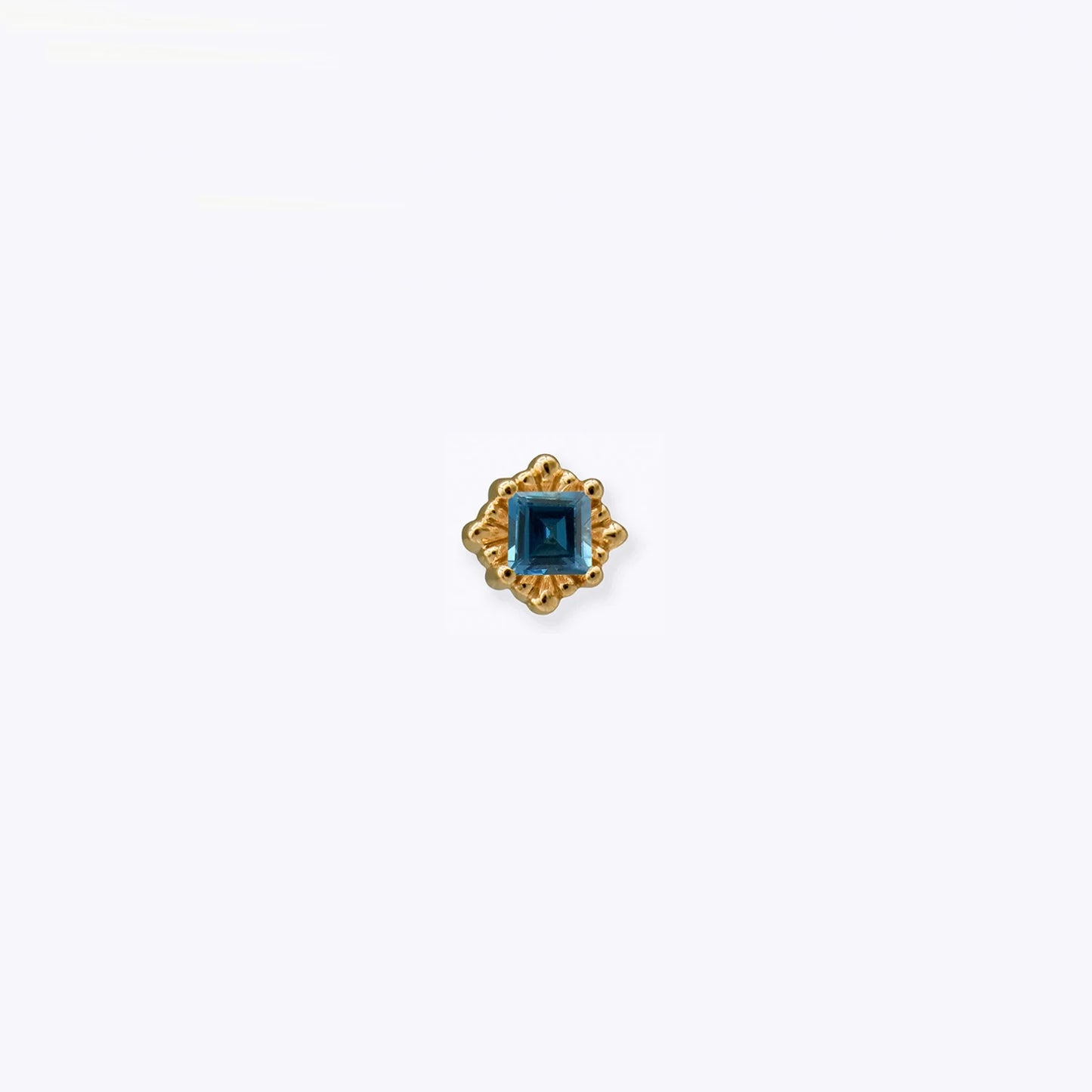 Melange Princess - London Blue Topaz - Threadless End