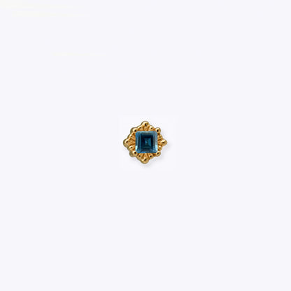 Melange Princess - London Blue Topaz - Threadless End
