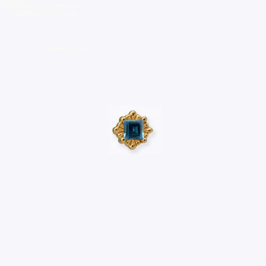 Melange Princess - London Blue Topaz - Threadless End