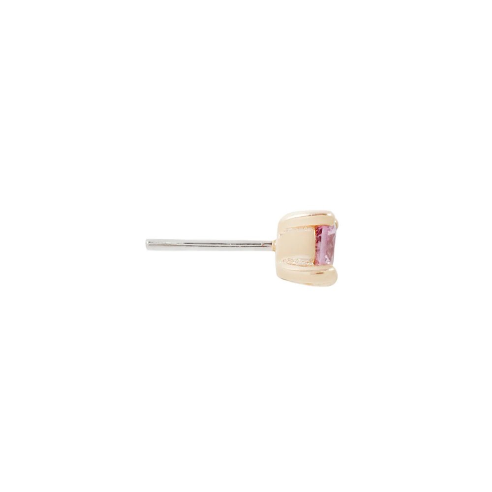 Pink Sapphire Prong - Threadless End-SQ7007180